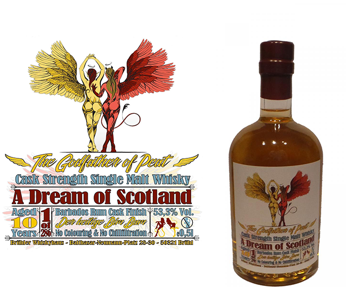 Datei:Single Malt Whisky 10-year-old (Barbados Rum Cask Finish) The Godfather of Peat - Der heilige Bim Bam.png