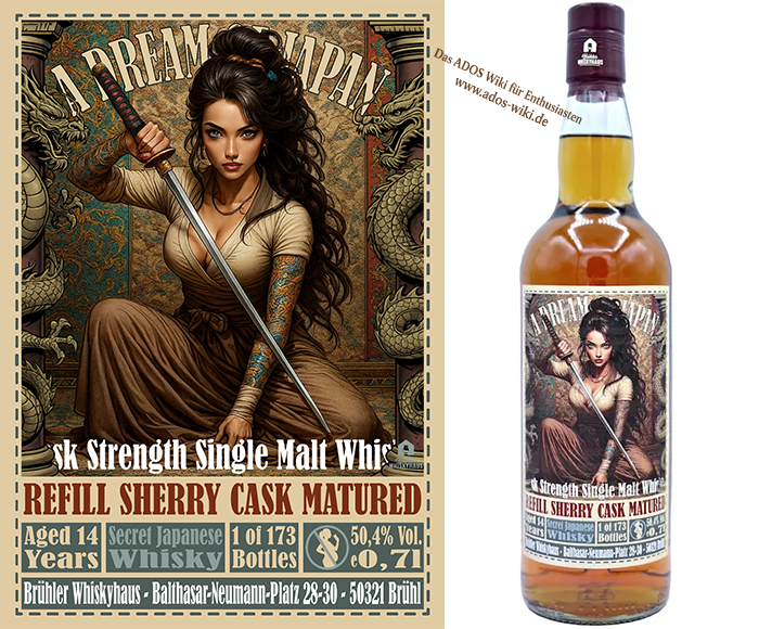 Datei:Secret Japanse Whisky 14-year-old (Refill Sherry Cask Matured).png