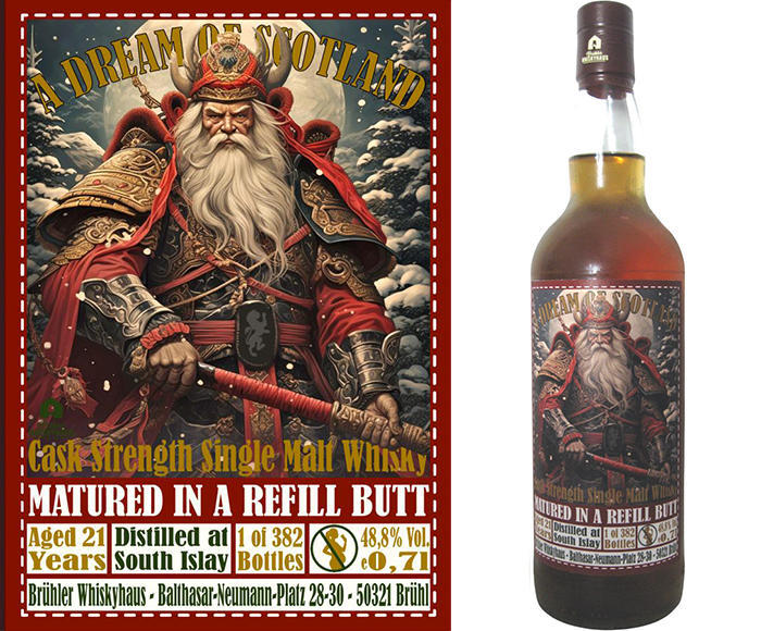 Datei:Distilled at South Islay 21-year-old (Refill Butt) X-Mas Malt.png